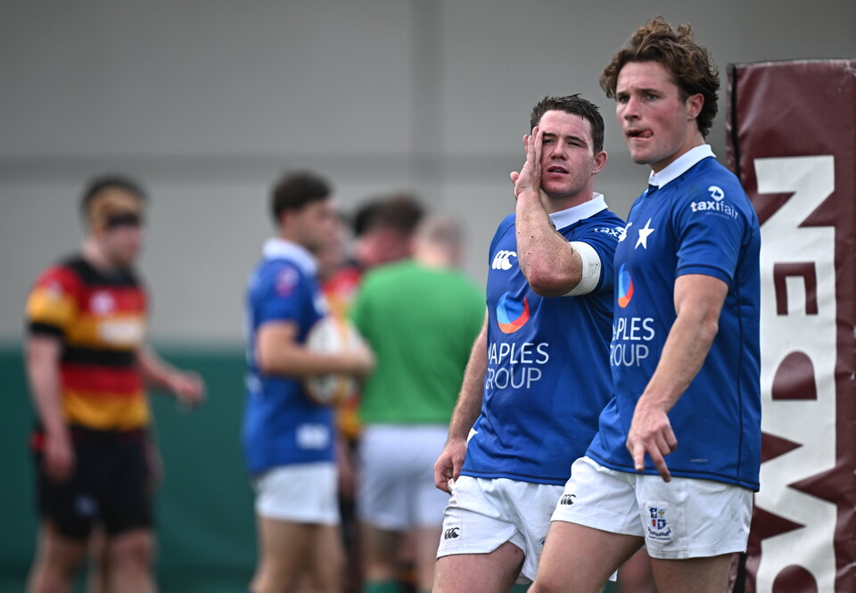 St. Mary's centres Mick O'Gara and Myles Carey