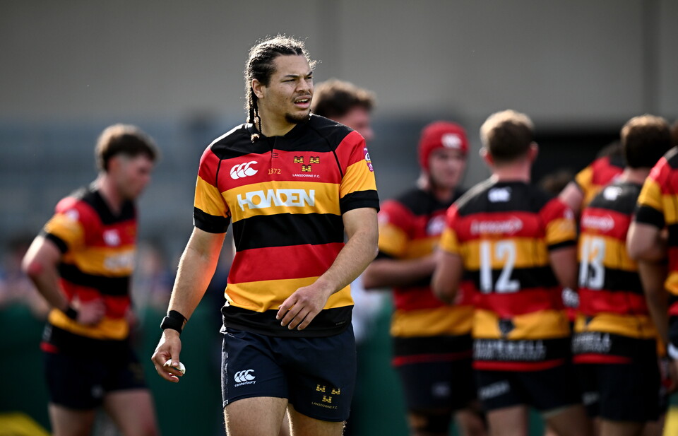 Lansdowne full-back Cathal Eddy