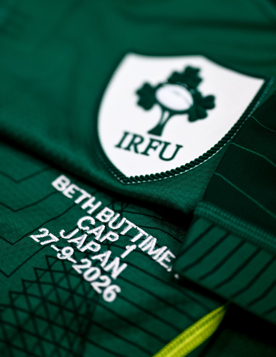 Beth Buttimer's first Ireland senior jersey
