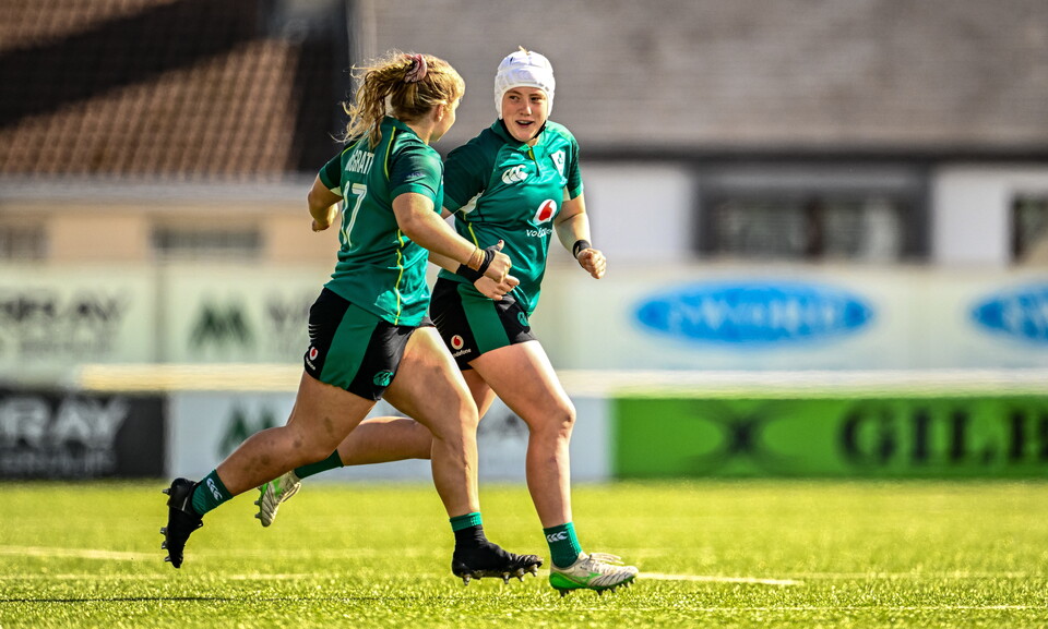 Debutant Beth Buttimer with Sadhbh McGrath