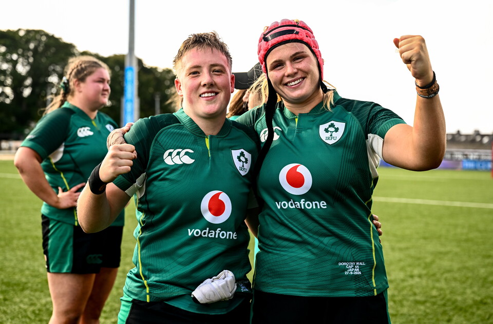 Beth Buttimer with fellow Tipperary woman Dorothy Wall