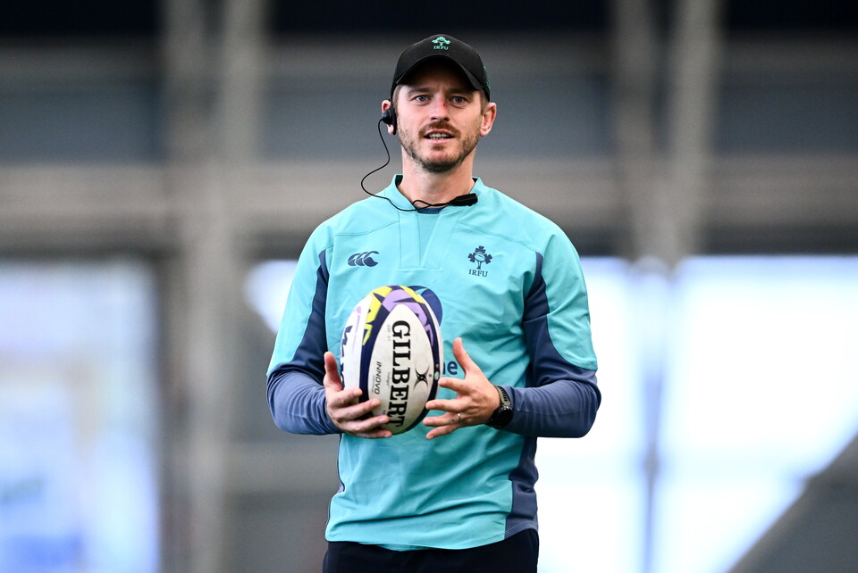 Ireland Women's backs and kicking coach Gareth Steenson