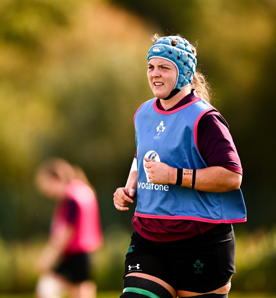 Brittany Hogan training at the IRFU High Performance Centre