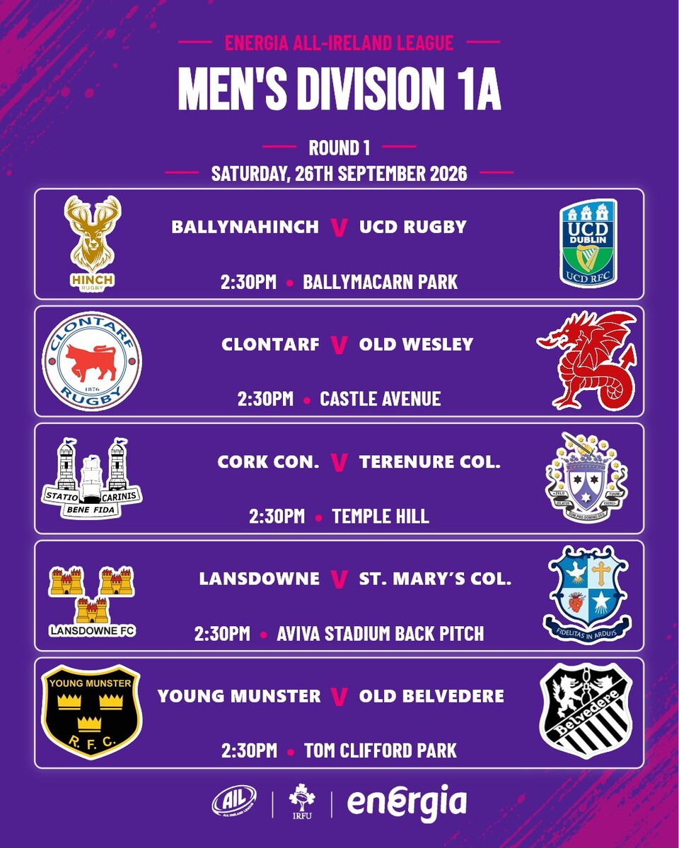 1A fixtures R1 2026-27