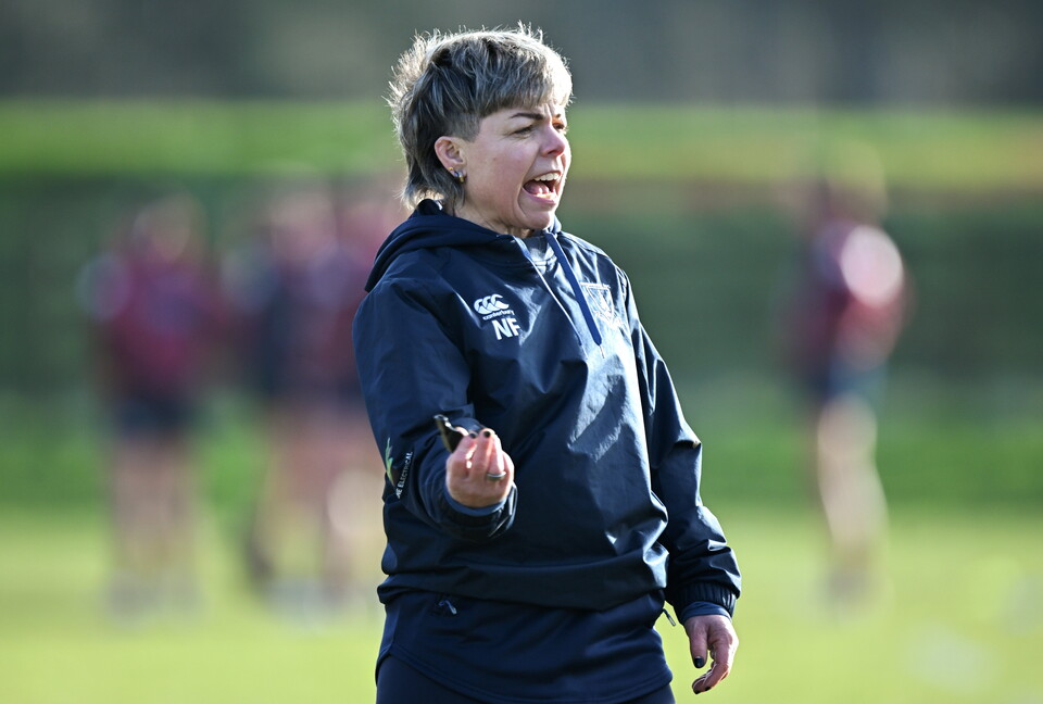 Barnhall head coach Niamh Fitzgerald