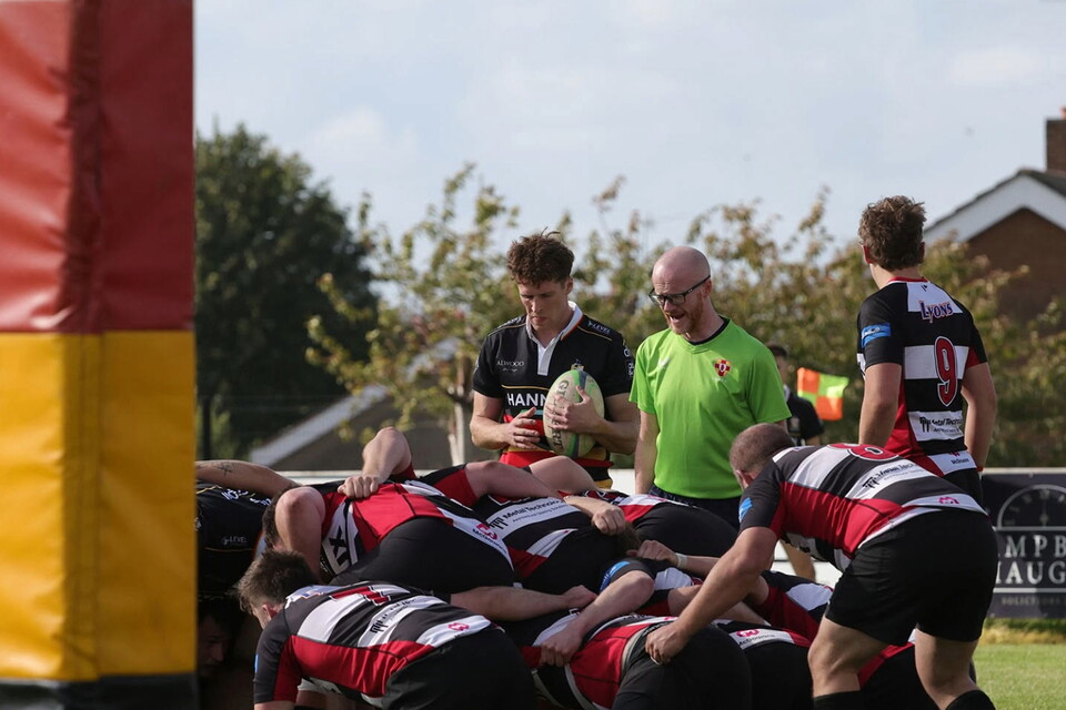 Lurgan prepare for a scrum