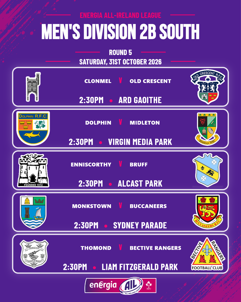 2B Fixtures Round 5