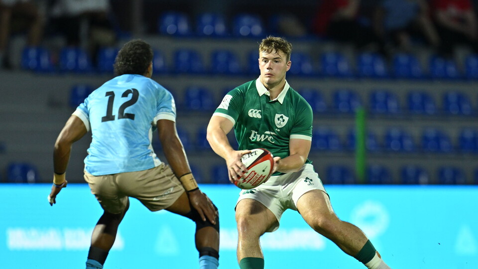 The Ireland Under-20s edged their way past Fiji