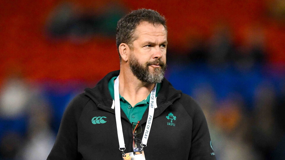 Ireland head coach Andy Farrell