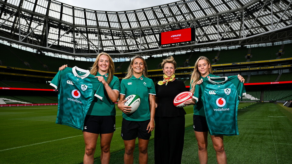 Vodafone Ireland Announced As Main Sponsor Of Ireland Women's Rugby Team
