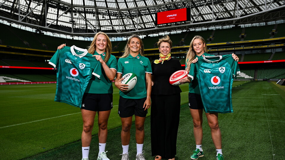 Vodafone Ireland Announced As Main Sponsor Of Ireland Women's Rugby Team