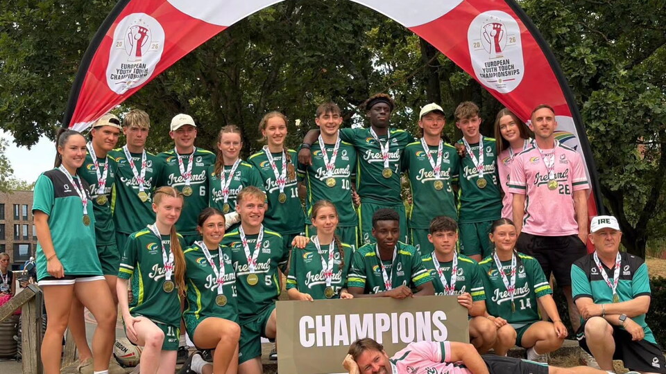 Ireland touch rugby