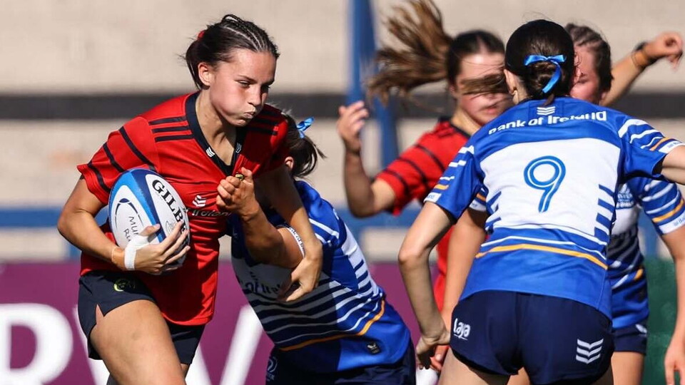 Munster got the better of Leinster in their U-18 Girls Interpro opener