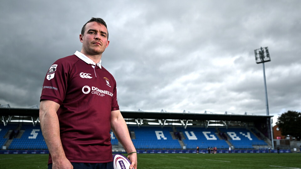 James Ferguson captained Enniskillen to promotion to the All-Ireland League