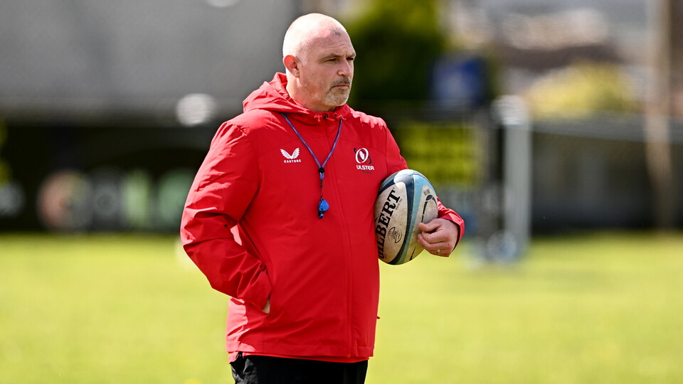 Damien Campbell coaching Ulster Juniors