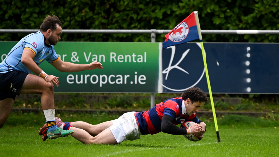 Peter Maher try for Clontarf