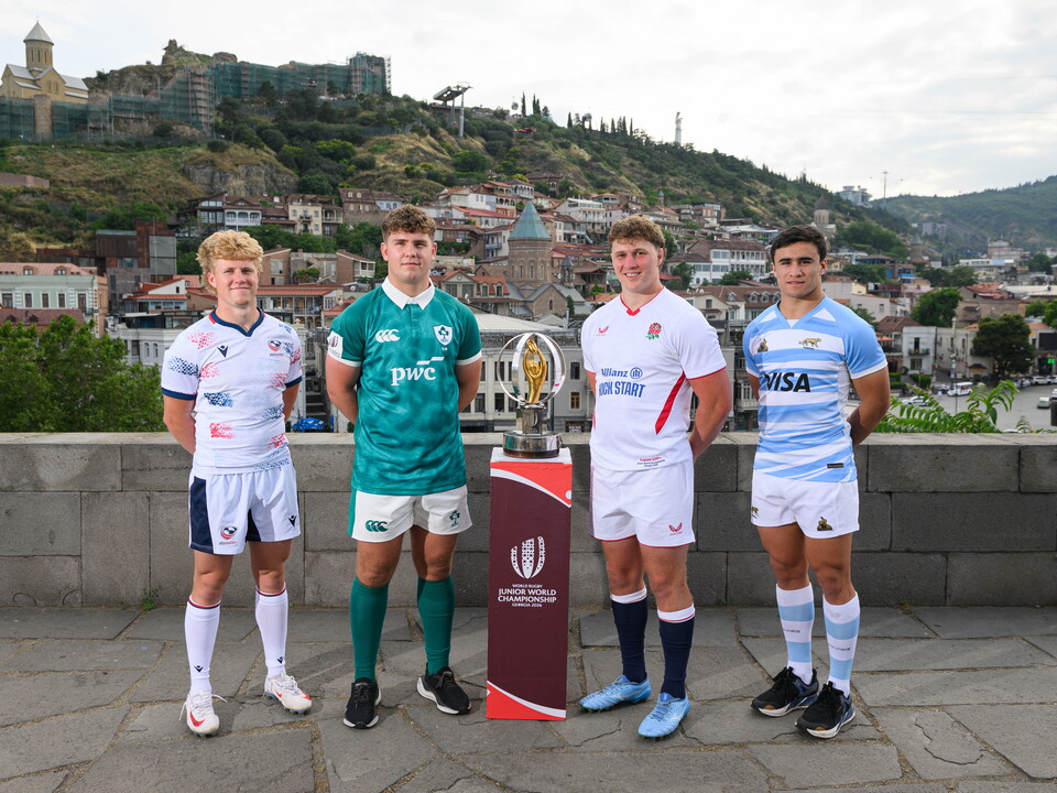 The Pool C captains in Tbilisi