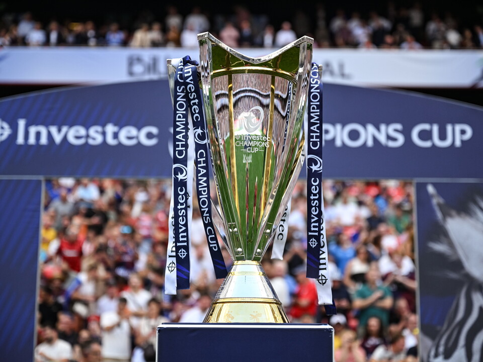 The Champions Cup trophy