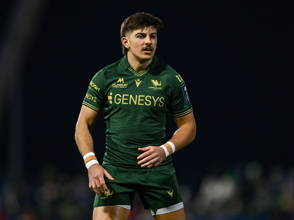 Chay Mullins in action for Connacht