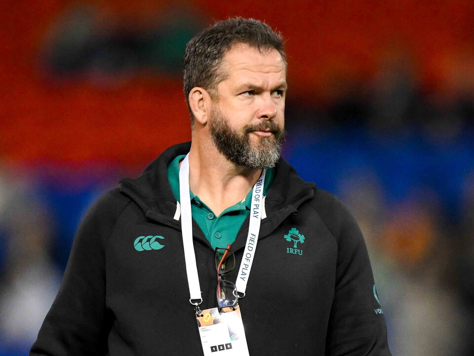 Ireland head coach Andy Farrell