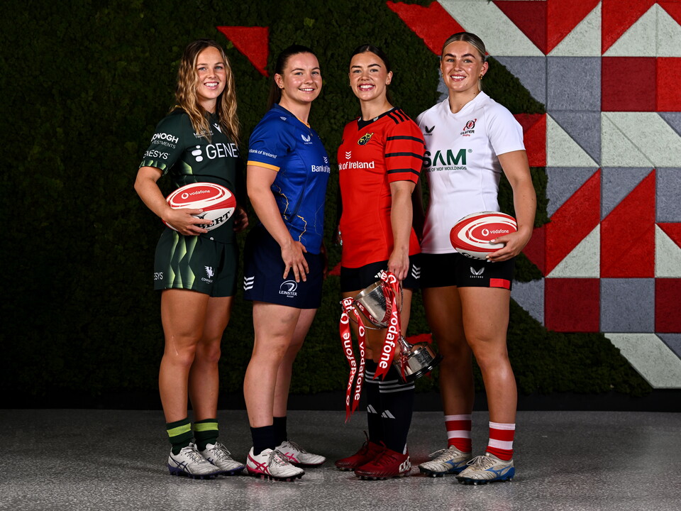 The captains at the Vodafone Women's Interprovincial Championship launch