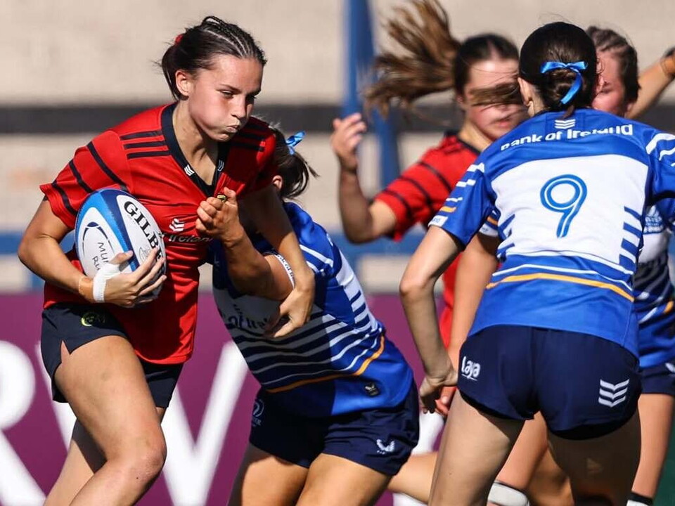 Munster got the better of Leinster in their U-18 Girls Interpro opener