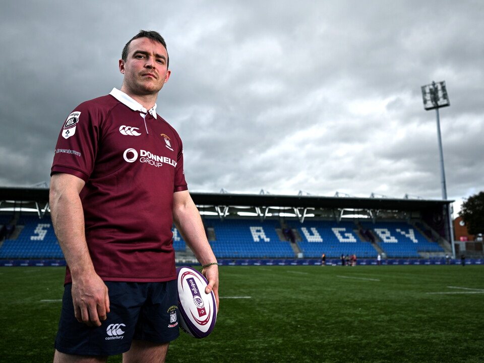 James Ferguson captained Enniskillen to promotion to the All-Ireland League