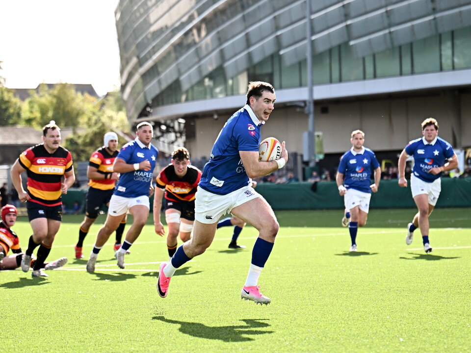 Ruairi Shields try St Mary's