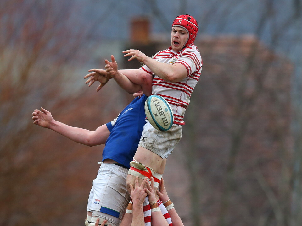 john o'flaherty lineout against queen's